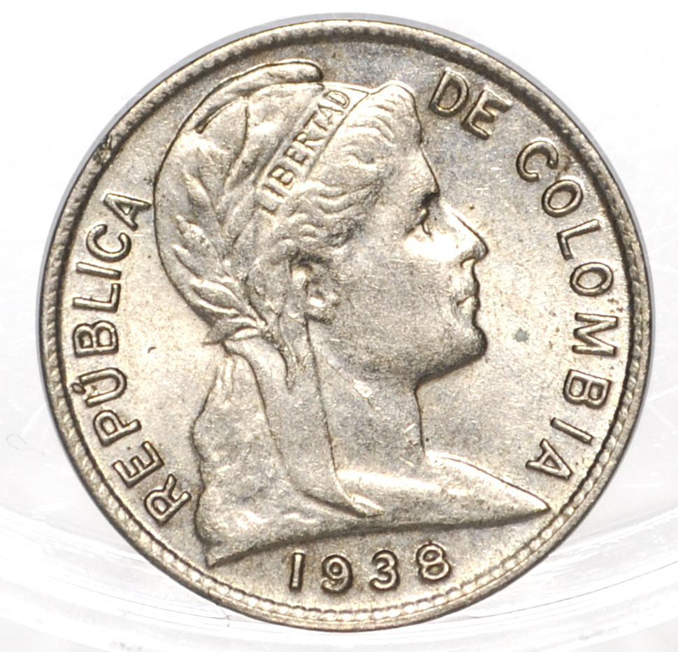 Columbia 1938 Un Centavo - Republica de Columbia - 1 Cent Columbia