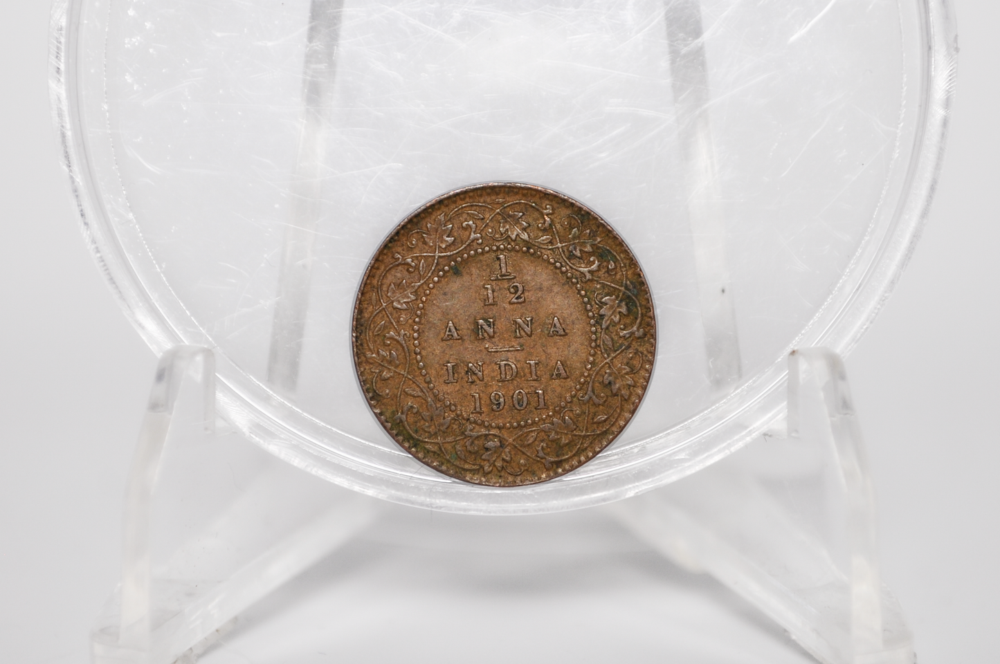 India 1/12 Anna 1901 - Almost Uncirculated - 1901 India 1/12 Anna - British India One Twelfth Anna, High Grade, Great Coin