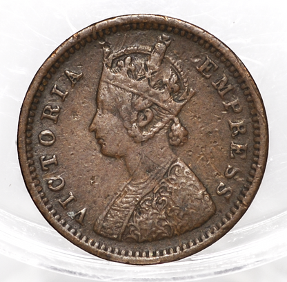 India 1/12 Anna 1884 - XF Condition - 1884 India 1/12 Anna - British India One Twelfth Anna, High Grade, Great Coin