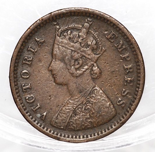 India 1/12 Anna 1884 - XF Condition - 1884 India 1/12 Anna - British India One Twelfth Anna, High Grade, Great Coin