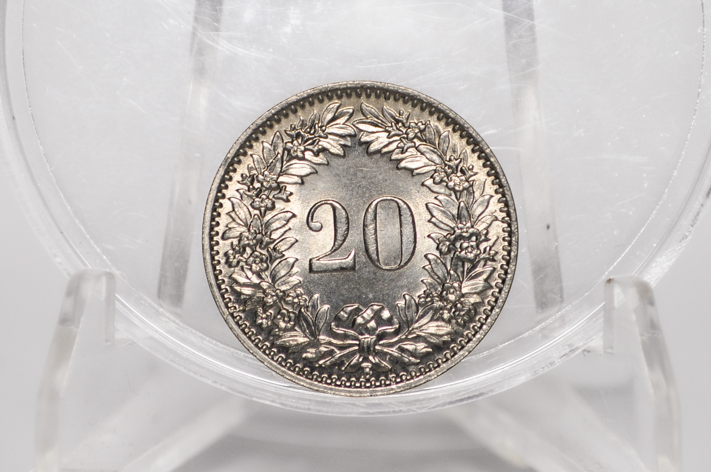 1924 Switzerland 20 Rappen - Choice UNC - 1924 Helvetica 20 Rappen - Swiss 20 Rappen 1924 - Great Coin