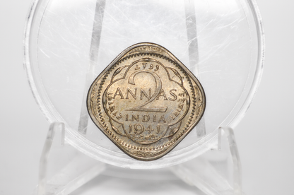 India 2 Annas 1941 - 1941 India 2 Annas - King George VI
