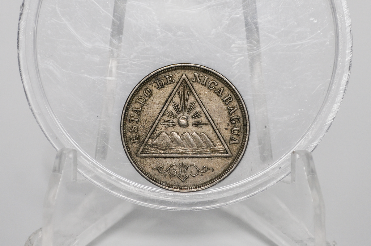 1898 Nicaragua 5 Centavos - 2 Million Minted - Five Centavos - Republic of Nicaragua