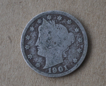 1900's Liberty Head Nickel  V Nickel- Liberty Nickel -