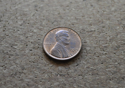 1969 S Memorial Penny - XF-AU (Extremely Fine to About Uncirculated) Condition - Collectible Coin - San Francisco Mint Lincoln Cent 1969 S