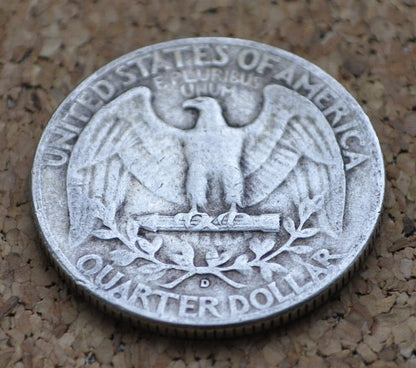 1951 D Washington Silver Quarter - Denver Mint