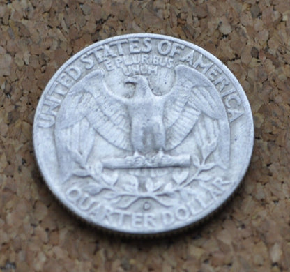 1958 D Washington Silver Quarter - Denver Mint
