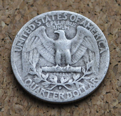 1953 D Washington Quarter - 1953 Washington Quarter - 1953 D Silver Quarter - 1953 Washington Silver Quarter - Denver Mint