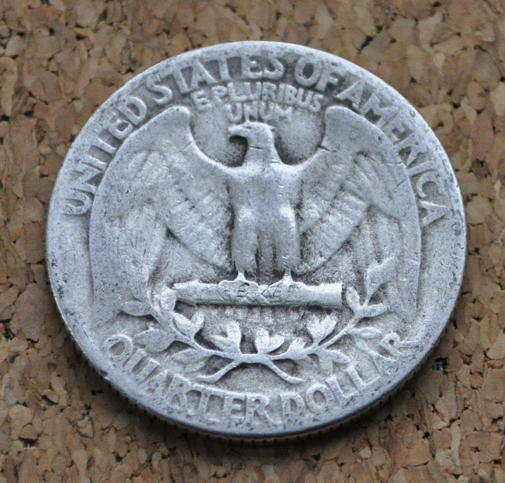 1950 Washington Quarter - Avg. Circulation - BU - 1950 P Washington Quarter - 1950 Silver Quarter - Philadelphia Mint - 1950 P Quarter
