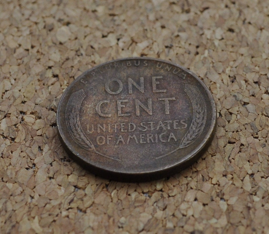 1938-S Wheat Penny - XF (Extremely Fine) Condition - San Francisco Mint - 1938 S Wheat Ear Cent 1938S Lincoln Penny - Good Date