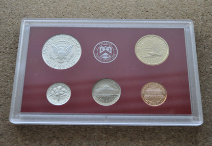 2001 United States Mint Silver Proof Set - 2001 S Proof Set - 2001 S Silver Proof Set - Sacagawea, Kennedy, Silver Dimes, Silver Quarters