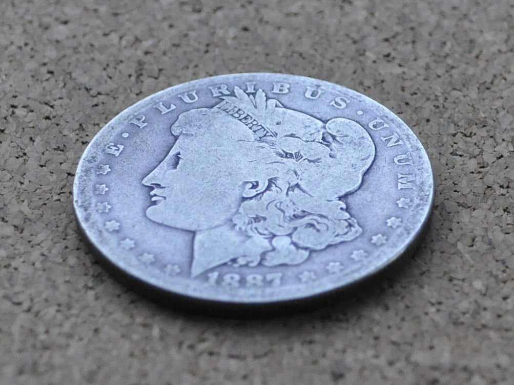 1887 O Morgan Silver Dollar - Good Condition - 1887 "O" Mint Mark Dollar