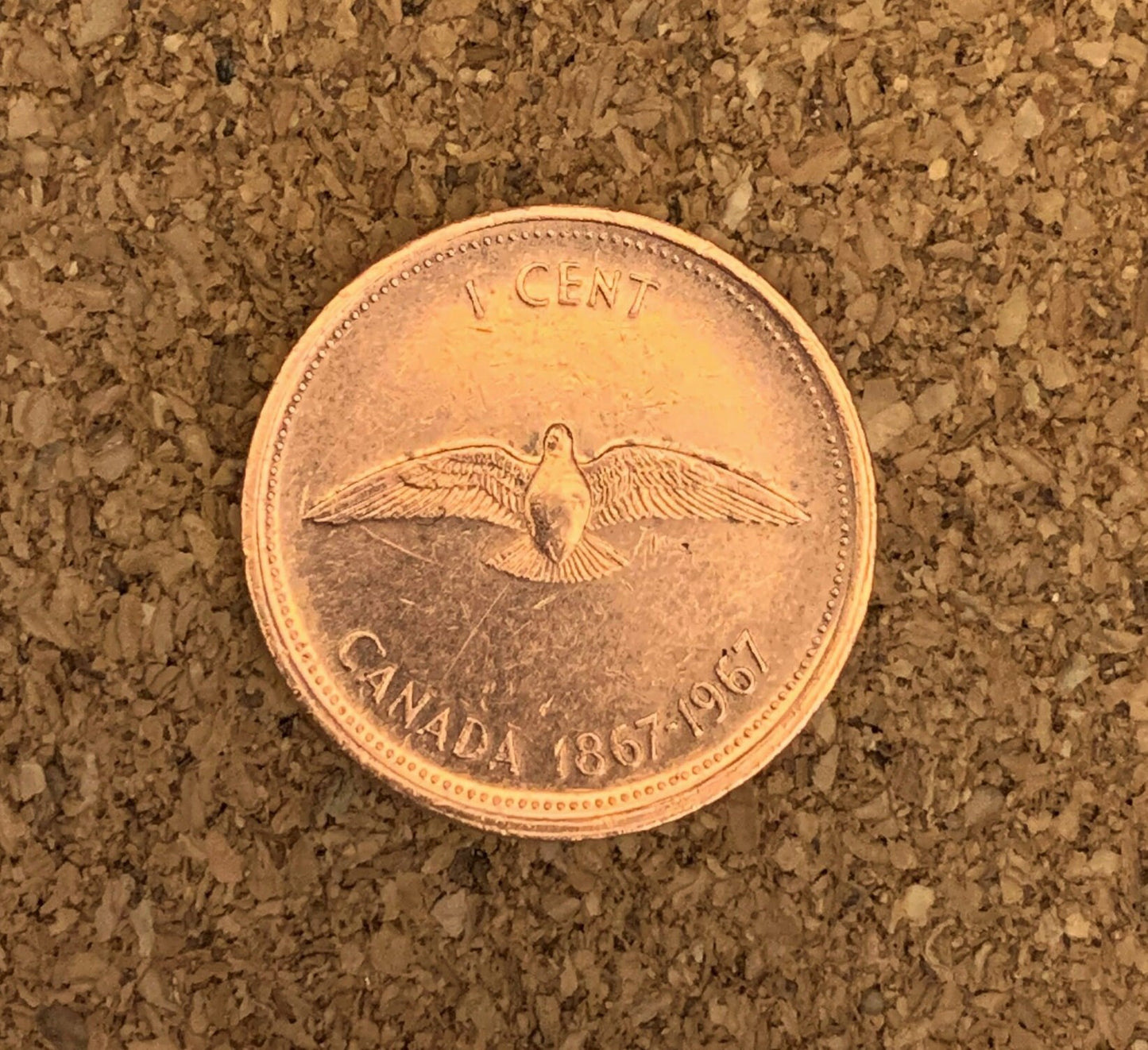 1967 Canadian Cent - Excellent Condition - Commemorative Cent