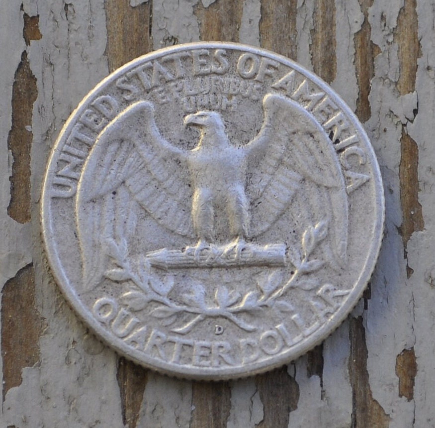 1960 D Washington Silver Quarter- XF/AU (Extremely Fine to About Uncirculated) Grade / Condition - Denver Mint - 1960 D Quarter 1960 D