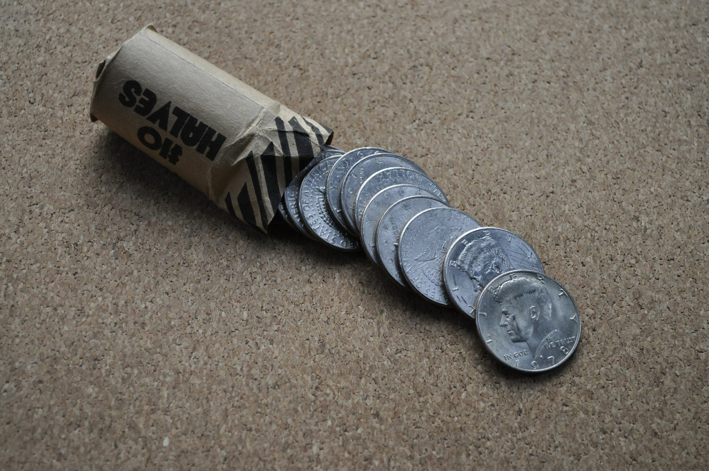 Full Roll of Kennedy Half Dollars - Mixed years and Mints - Half Dollar Coins - 1970's, 1980's, 1990's - Kennedys