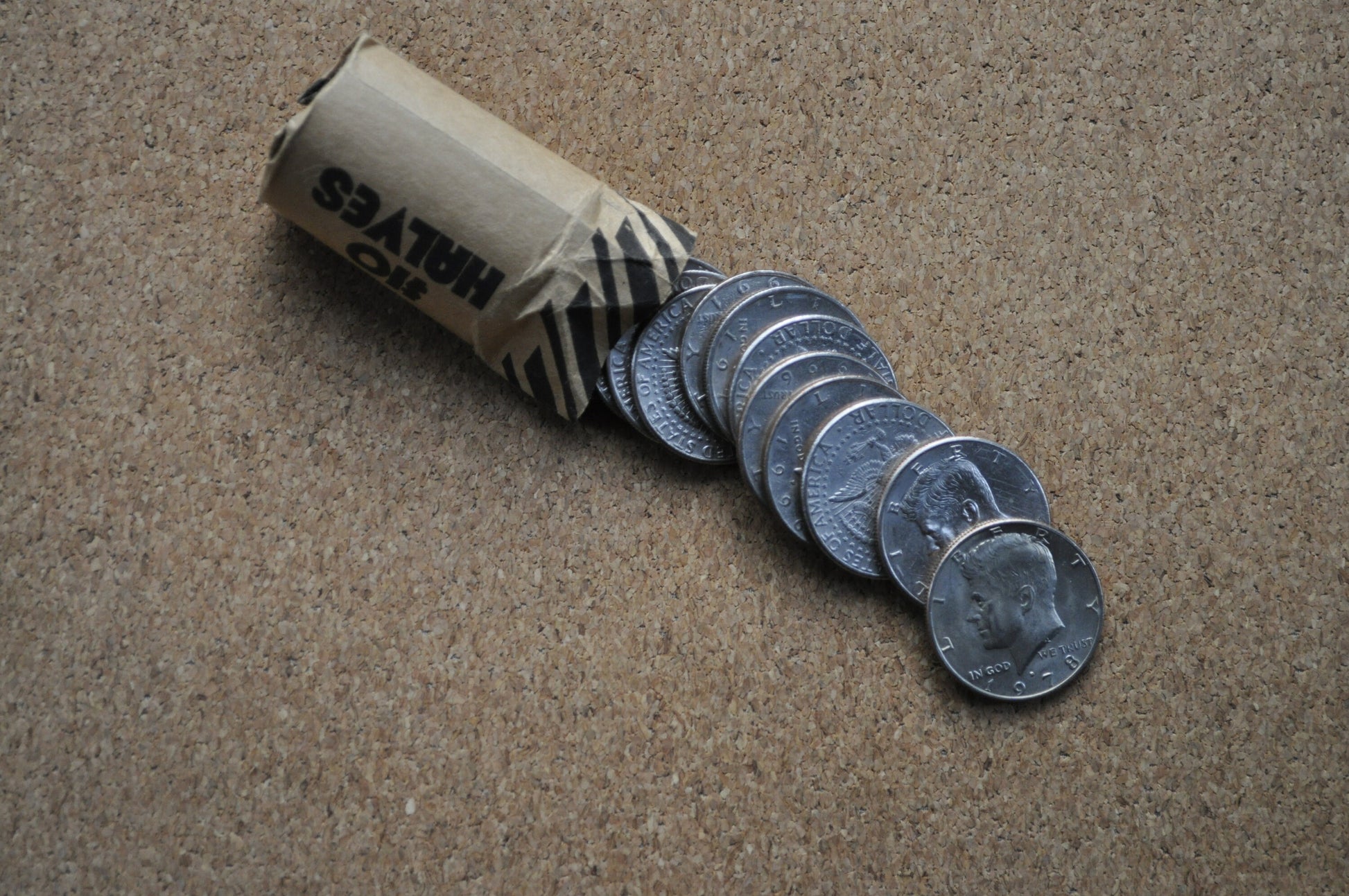 Full Roll of Kennedy Half Dollars - Mixed years and Mints - Half Dollar Coins - 1970's, 1980's, 1990's - Kennedys