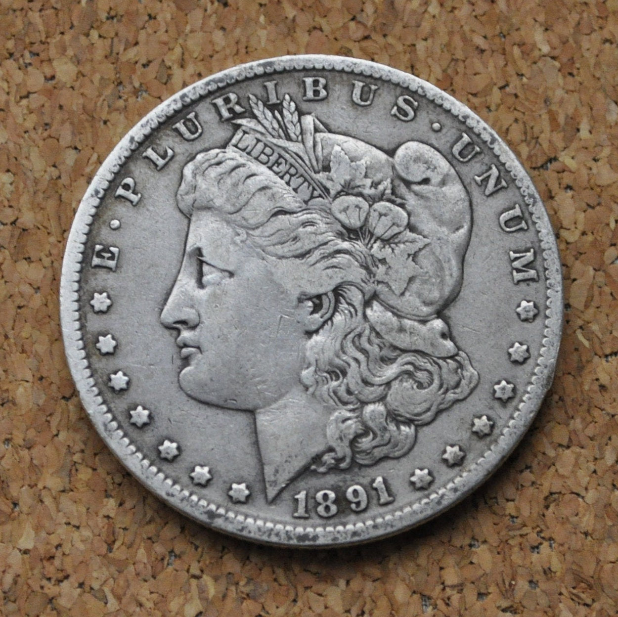 1891-O Morgan Silver Dollar - VF (Very Fine) Grade / Condition - New Orleans Mint - 1891 O Morgan Silver - 1891 O Morgan Dollar