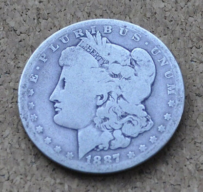 1887 O Morgan Silver Dollar - Good Condition - 1887 "O" Mint Mark Dollar