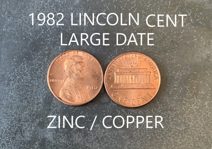 1982 Lincoln Memorial Penny Cent - Large Date - Fantastic Condition - 40th Anniversary - Collectible Coin