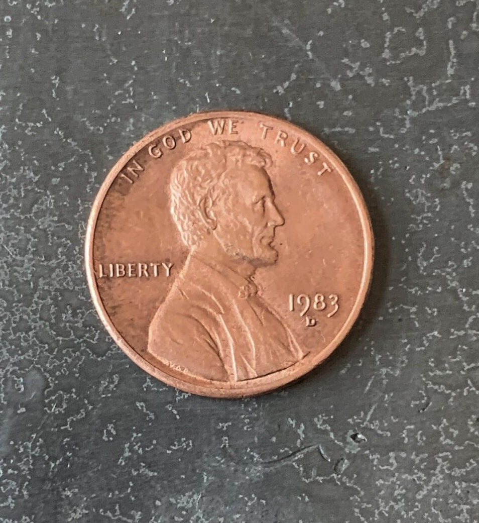 1983 D Lincoln Memorial Penny Cent - Fantastic Condition - 39th Anniversary - Collectible Coin - Denver Mint