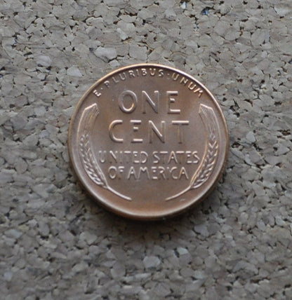1955 S Wheat Penny - BU - (Uncirculated) - San Francisco Mint - Collectible Coin - 1955 S Wheat Cent