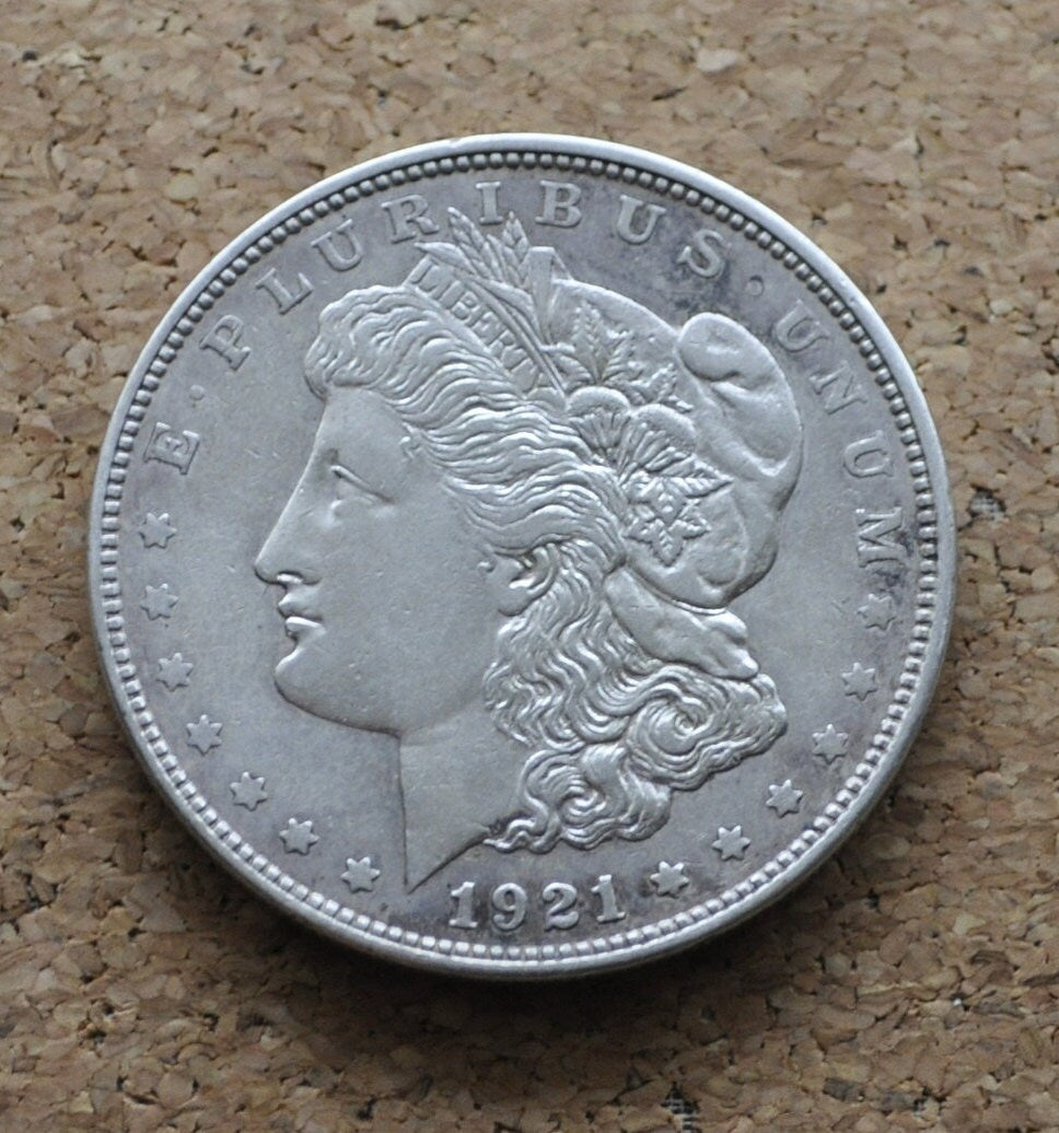 1921-D Morgan Dollar - Choose by Grade XF-BU - Denver Mint - 1921 Morgan Silver Dollar - 1921 Silver Dollar - 1921 D Morgan Dollar