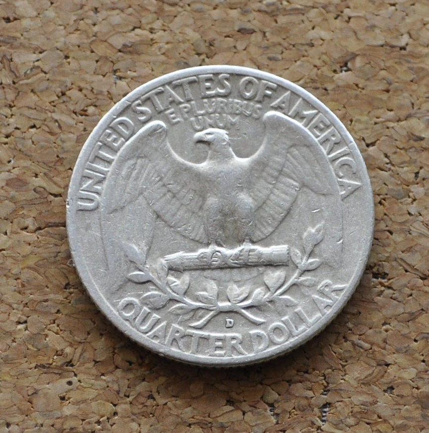 1959-D Washington Quarter - Avg. Circulation to BU (Uncirculated) - Philadelphia Mint - 1959 D Washington / 1959D Washington Quarter