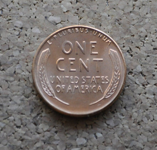 1955 S Wheat Penny - BU - (Uncirculated) - San Francisco Mint - Collectible Coin - 1955 S Wheat Cent