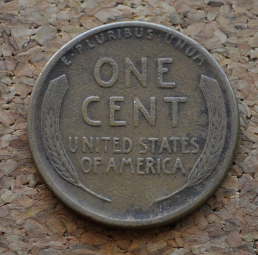 1915-S Wheat Penny - VF (Very Fine) Grade / Condition - San Francisco Mint - Rarer Date and Mint - WWI Era Coin - 1915 S Wheat Ear Cent