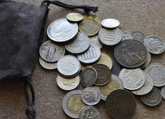 Bag of Worldwide Coins - Including Silver - Americas, Europe, Asia - US Coins and Many others - Buffalo Nickels, Indian Head Cents, Silver