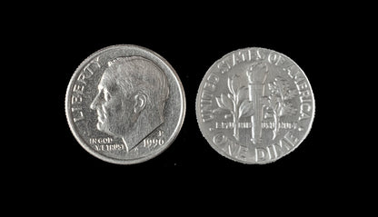 1990 P Roosevelt Dime - Excellent Condition