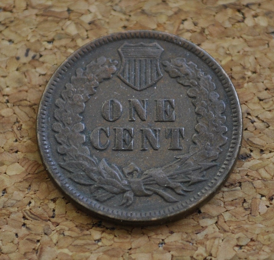 1897 Indian Head Penny - XF-AU (Extremely Fine to About Uncirculated) Condition, Choose by Grade - 1897 Indian Head Cent - Good Date