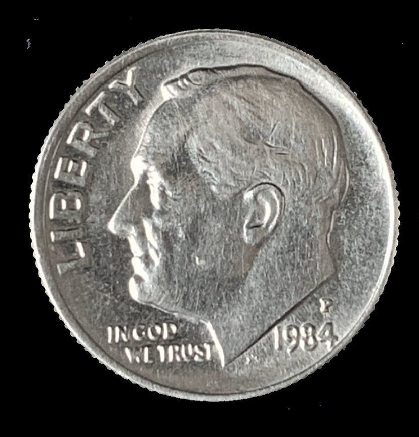 ななはんです 1984 P Roosevelt Dime - Excellent Condition – Treasure Hunter Co