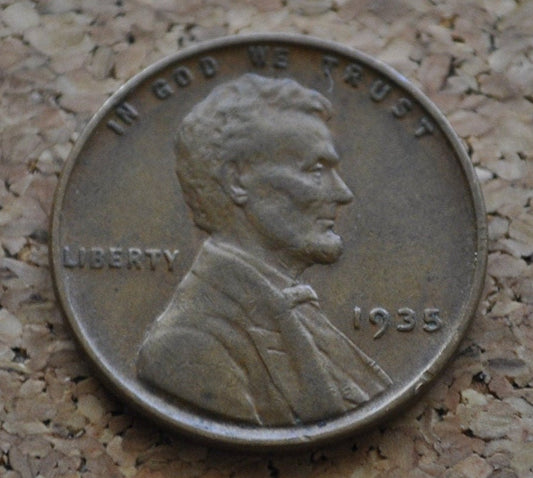 1935 Wheat Penny - EF (Extremely Fine) Condition
