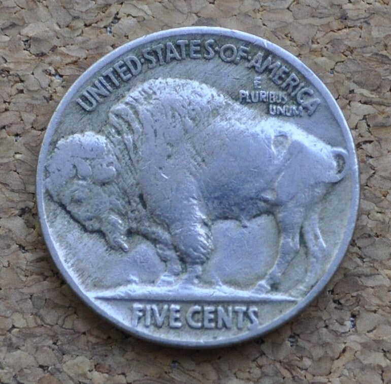 1927 Buffalo Nickel - F-XF (Fine to Extremely Fine); Choose by Grade - Philadelphia Mint - 1927 P Nickel Indian Head Buffalo Nickel