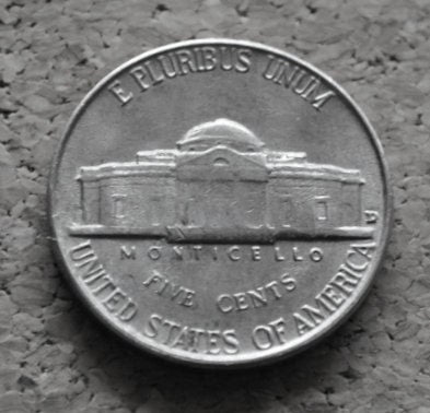 1955 D Jefferson Nickel - Great Condition - 1955 D Nickel - Denver Mint Nickel 1955