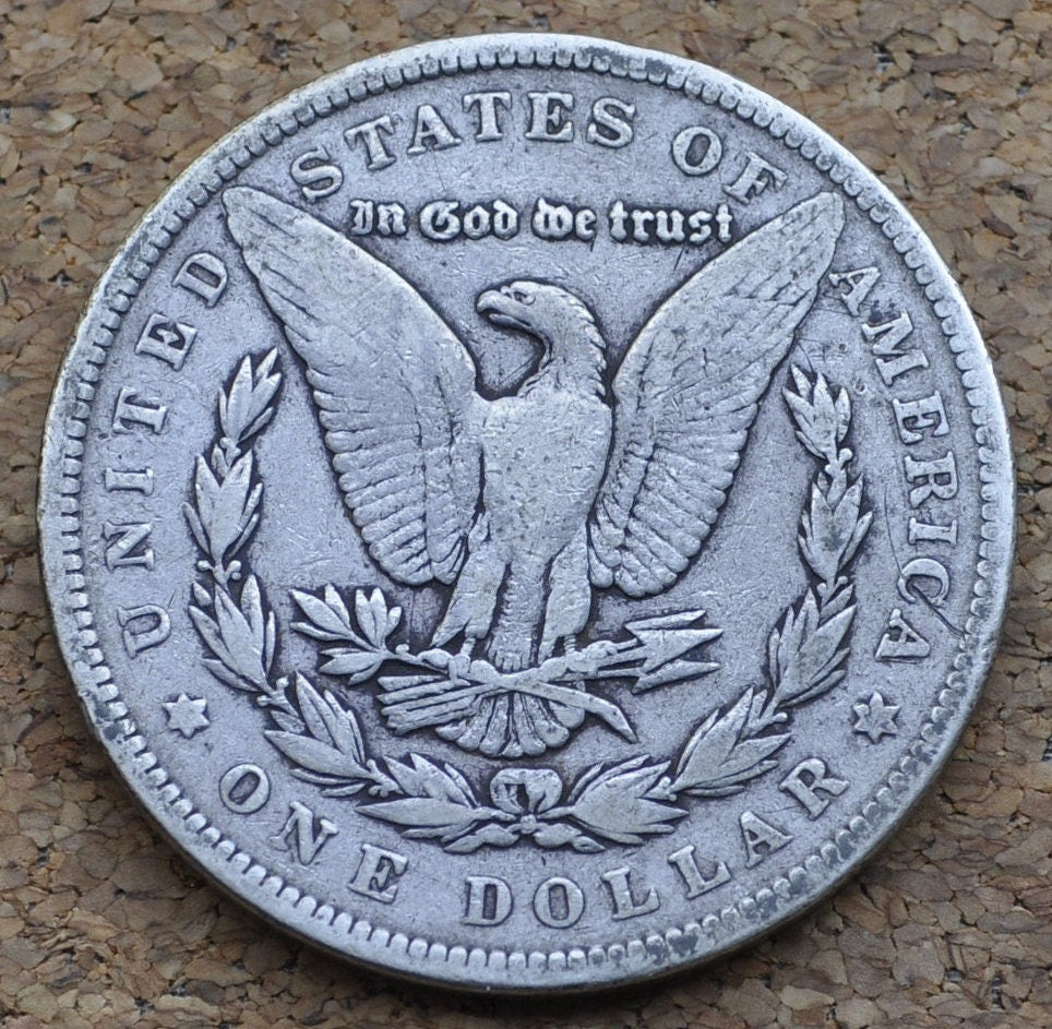 1891 Morgan Silver Dollar - F (Fine) Condition - Philadelphia Mint - 1891 P Morgan Silver - 1891 P Morgan Dollar