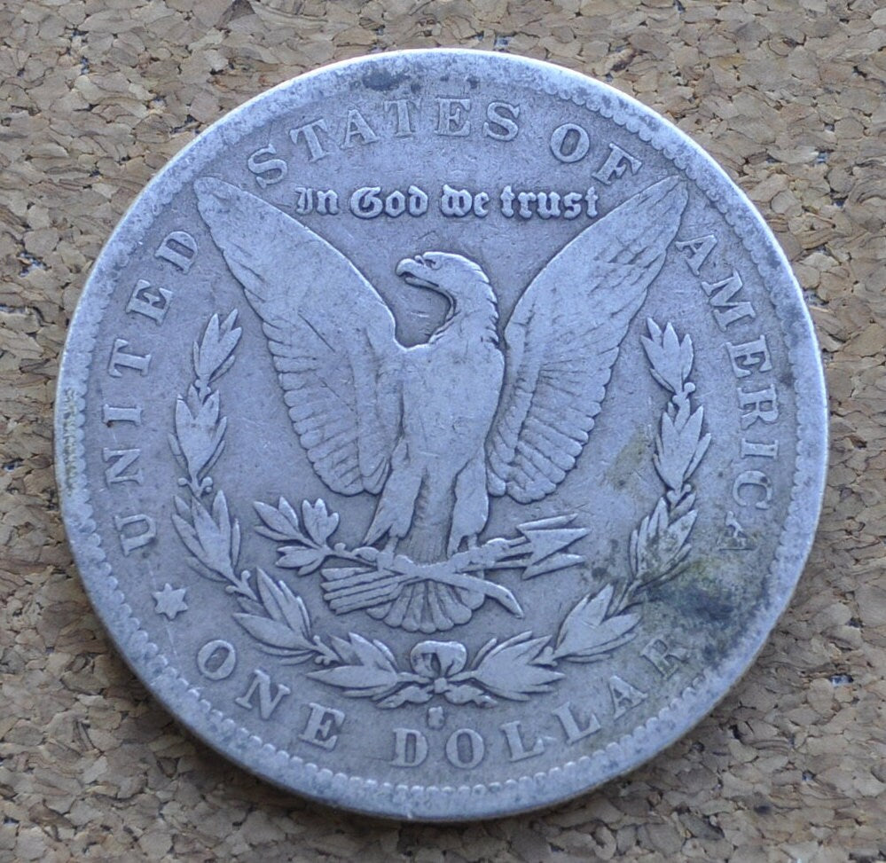 1884-S Morgan Silver Dollar - VG (Very Good) Grade /  Condition & Great Detail - Semi-Key Date - San Francisco Mint - 1884-S Morgan