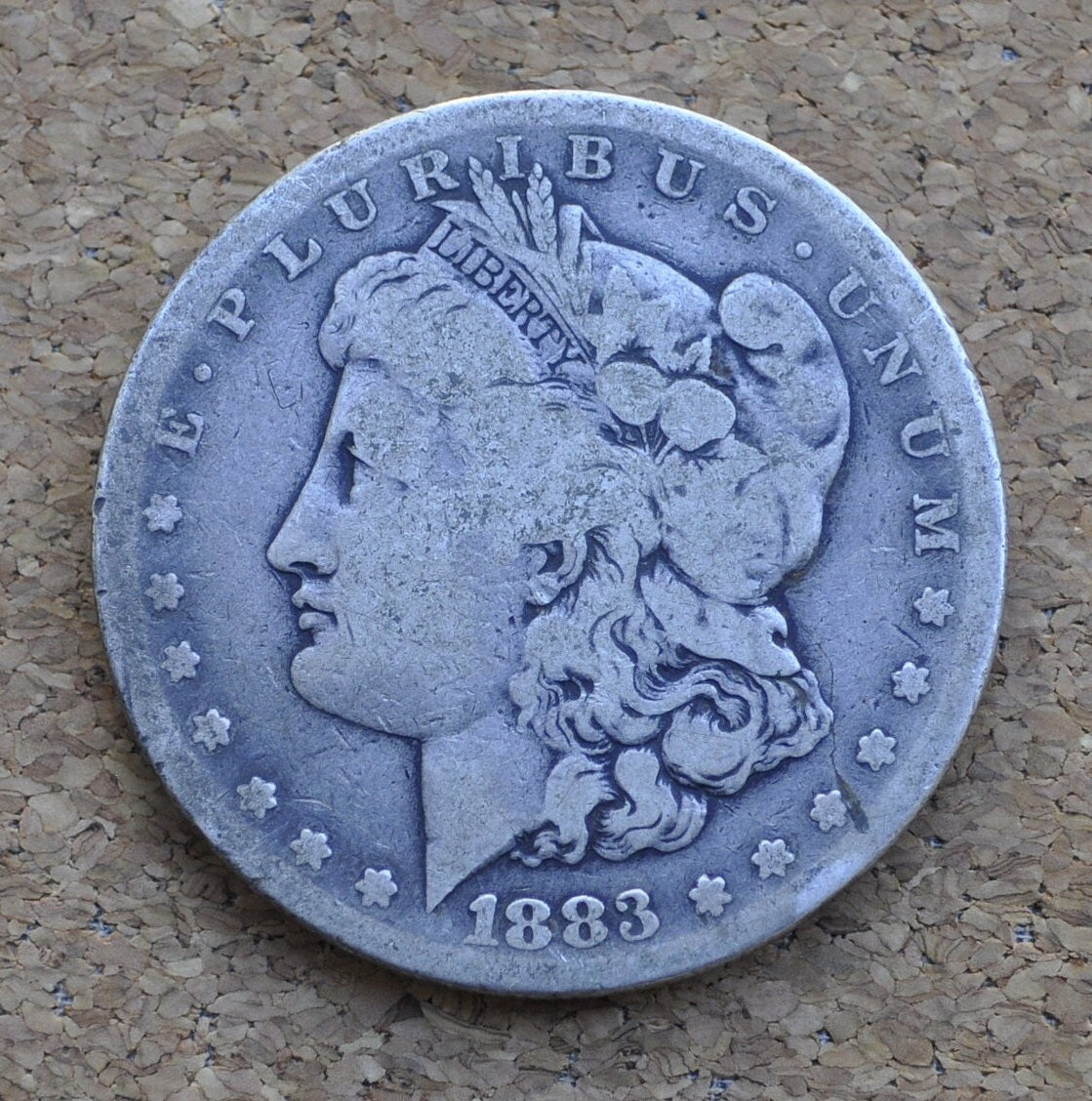 1883-S Morgan Silver Dollar - VG (Very Good) Grade / Condition - San Francisco Mint - 1883 S Morgan Dollar 1883 S Silver Dollar Better Date