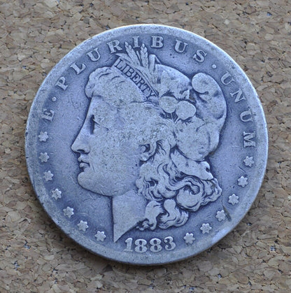 1883-S Morgan Silver Dollar - VG (Very Good) Grade / Condition - San Francisco Mint - 1883 S Morgan Dollar 1883 S Silver Dollar Better Date