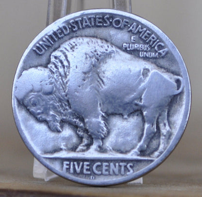1920-D Buffalo Nickel - AG-F (About Good to Fine); Choose by Grade - Denver Mint - 1920 D Indian Head Nickel 1920D - Better Date & Mint