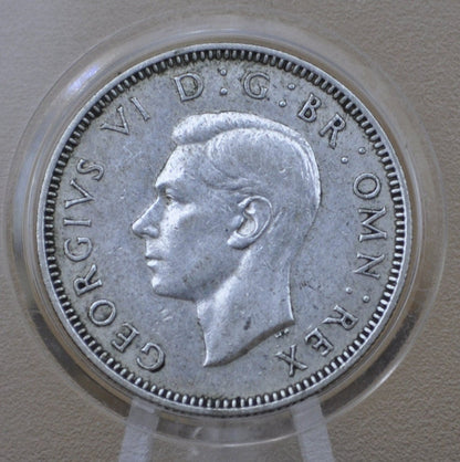 1944 Scottish Silver Shilling UK 1944 One Shilling - Extremely Fine - King George VI - 1 Shilling 1944 Silver Scotland - Silver Shilling