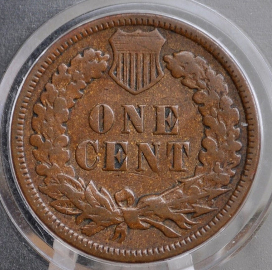 1901 Indian Head Penny - F (Fine) Grade / Condition - 1901 Indian Head Cent - 1901 Cent - 1901 Penny