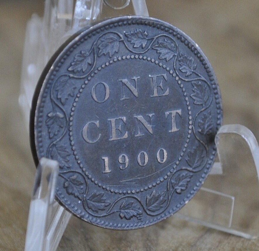1900 Canadian One Cent - Choose by Grade - Queen Victoria - One Cent Canada 1900 H Large Cent - 1900 One Cent / 1900 H