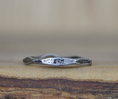 Antique Silver Ring - Size 5 Ring Size 5 (15.7 MM Band) - Simple Design - Vintage Rings Silver - Stirling Silver