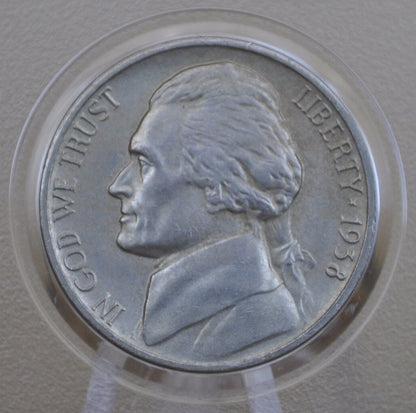 1938-D Jefferson Nickel - Choose by Grade / Condition - Denver Mint - Key Date and Mint - 1938 D Nickel Jefferson