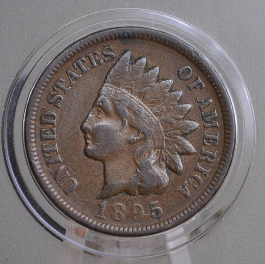 1895 Indian Head Penny - G-F (Good to Fine) Choose by Grade - Good Date - Indian Head Cent 1895