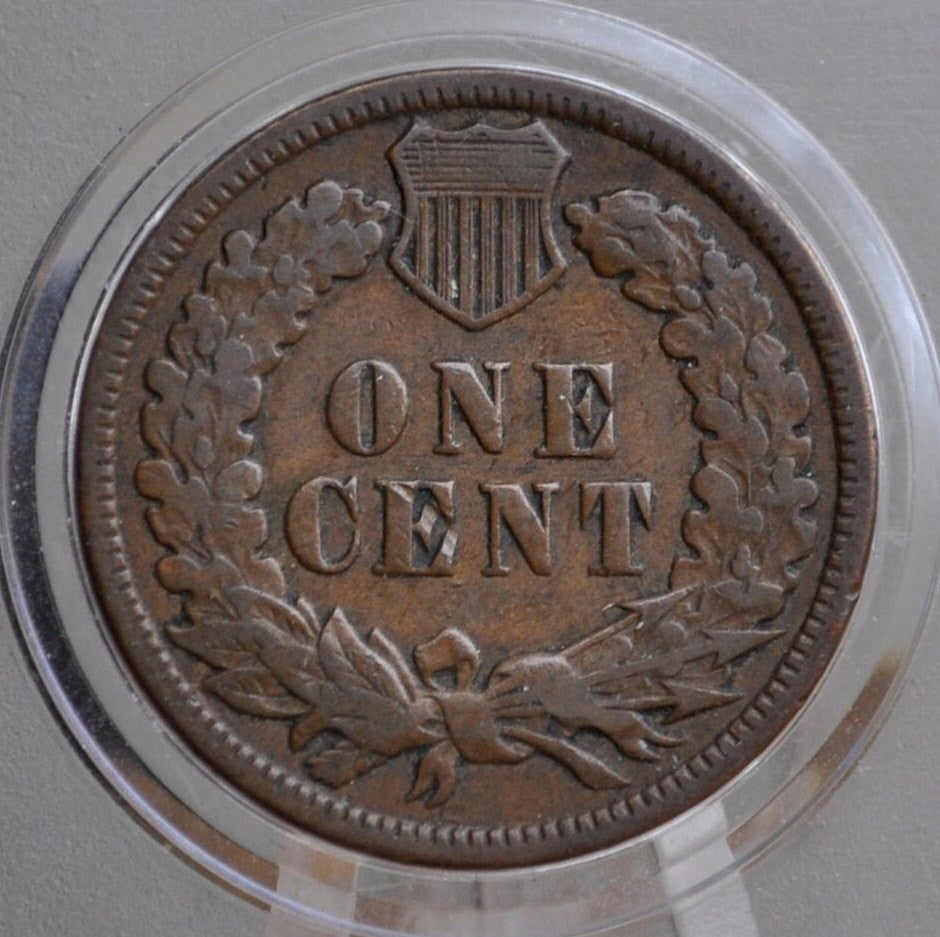 1887 Indian Head Penny - VG (Very Good) Grade / Condition - Good Date - Great condition - Full Liberty Band