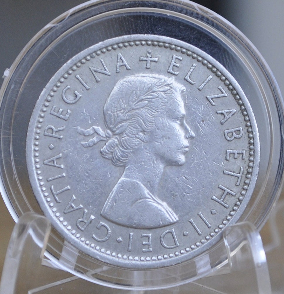 1966 UK Two Shillings - Queen Elizabeth II - 2 Shillings 1966 Coin Great Britain