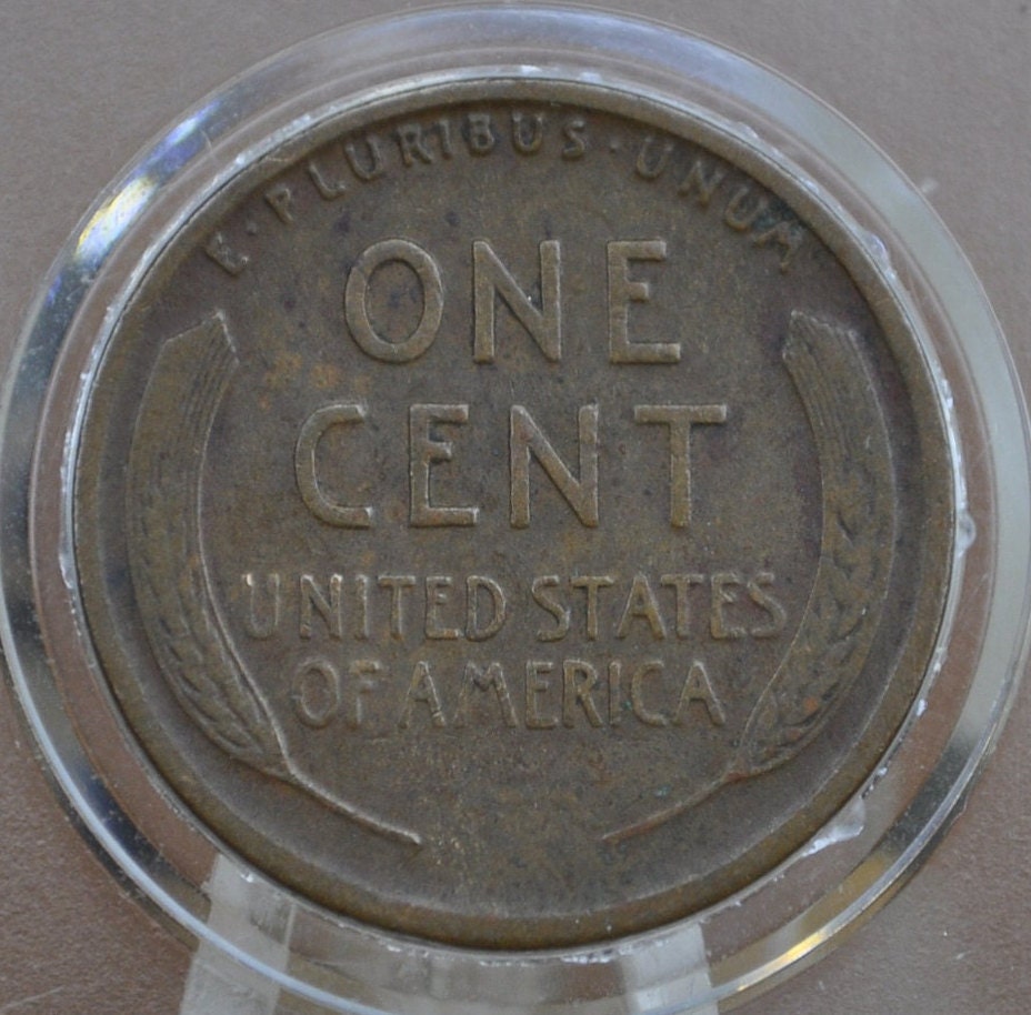 1927-D Wheat Penny - F-VF (Fine to Very Fine) Grade - Denver Mint - 1927 D Wheat Ear Cent Wheat Back 1927 D Cent - Better Date